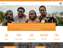 Tablet Screenshot of globalpressinstitute.org